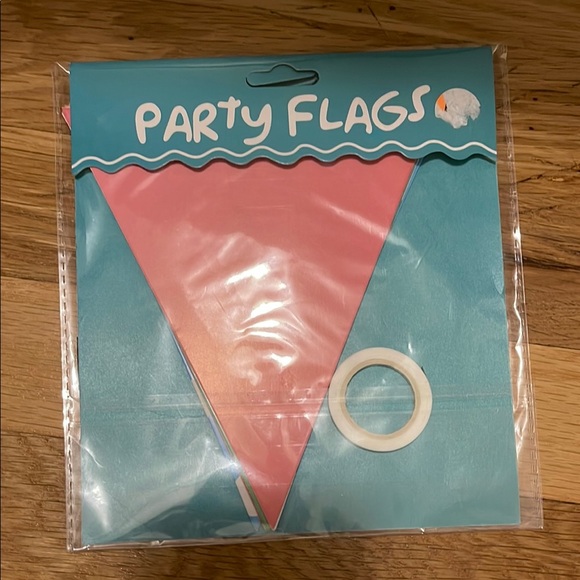 Vibrant Pink and Blue Party Bunting Decorations - Picture 1 of 1